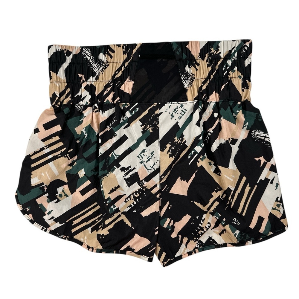 Free People Movement The Way Home Shorts Stroke of Luck Print High Rise Running - Picture 5 of 15